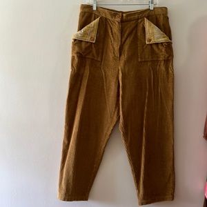 Ilana Kohn Corduroy and Plaid Huxie Pants : 14 / 16